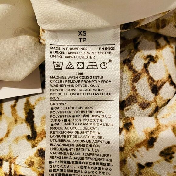 Banana Republic Classic Camisole Animal Print XS - Picture 8 of 8